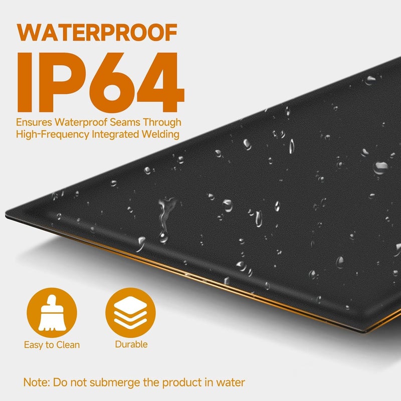 DZGKGM RV Tank Heater, RV Tank Heater Pad, 120V RV Water Holding Tank Heater for Fresh Water, Grey Water, PVC Waterproof Material with Overheat Protection Sensor (12" X 18", 2 Pack) - Image 2